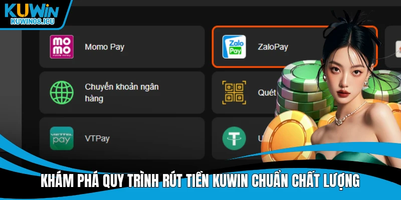 Khám phá quy trình rút tiền Kuwin chuẩn chất lượng